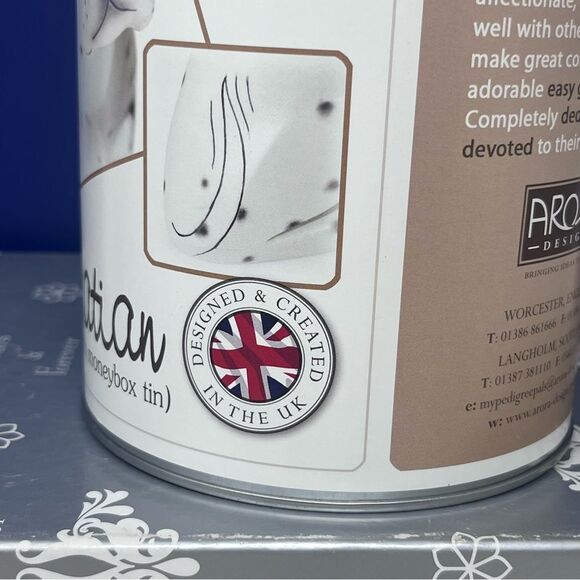 Pedigree Pals 5.5” Dalmatian Moneybox Tin - Picture 4 of 13